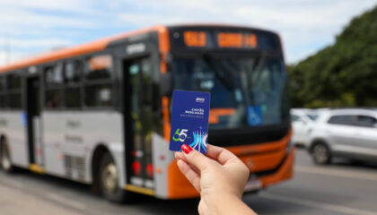 Usuário acessa serviços digitais de mobilidade no Distrito Federal