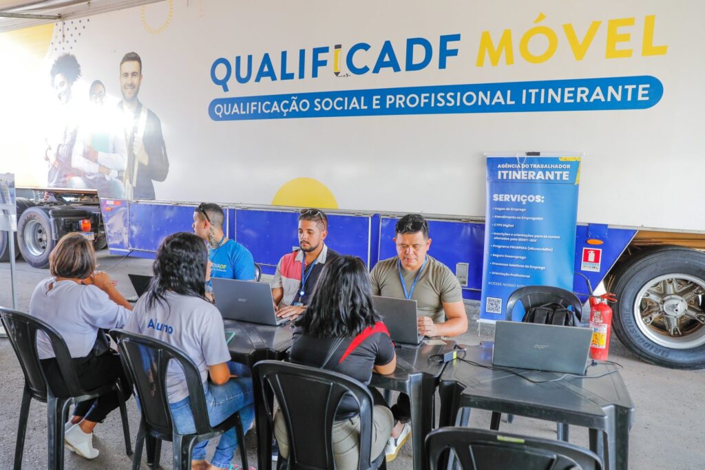 QualificaDF Móvel abre 1.266 vagas gratuitas em cursos profissionais