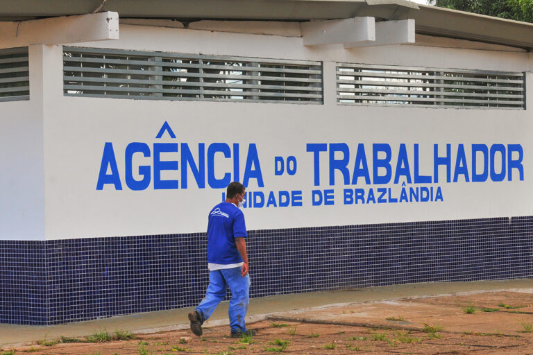 Fachada da Agência do Trabalhador de Brazlândia