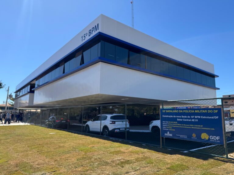 Celina inaugura nova sede do 15º Batalhão da PM na Estrutural e anuncia reforço na segurança