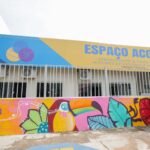 Fachada de unidade do Espaço Acolher no Distrito Federal
