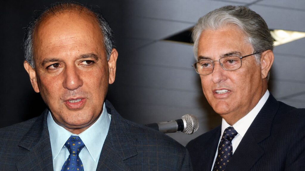 Montagem com José Roberto Arruda e Joaquim Roriz