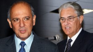 Montagem com José Roberto Arruda e Joaquim Roriz