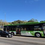 Ônibus elétrico do transporte público do Distrito Federal