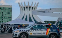 Policiais participam da Operação Kratos no Distrito Federal