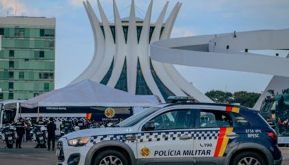Policiais participam da Operação Kratos no Distrito Federal
