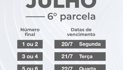 Calendário da sexta parcela do IPVA 2026 conforme o final da placa