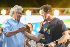 Caiado reforça apoio à reeleição de Daniel Vilela e defende continuidade da gestão em Goiás
