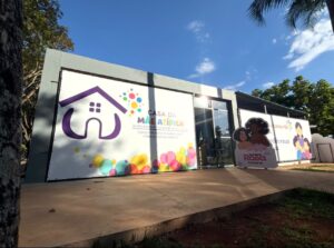 Fachada da Casa da Mãe Atípica no Parque da Cidade, em Brasília