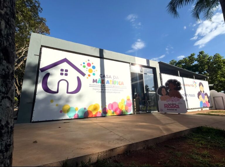 Fachada da Casa da Mãe Atípica no Parque da Cidade, em Brasília