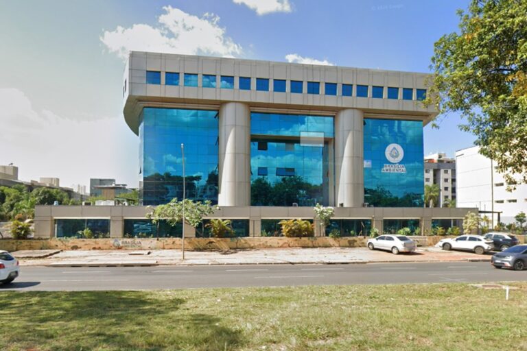 Fachada da sede do Brasília Ambiental no Distrito Federal