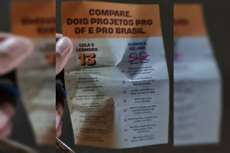 Campanha de Celina Leão aciona Justiça contra panfleto de Grass que associa candidata ao número 22